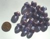 20 10x12mm Montana Blue Lustre Nuggets